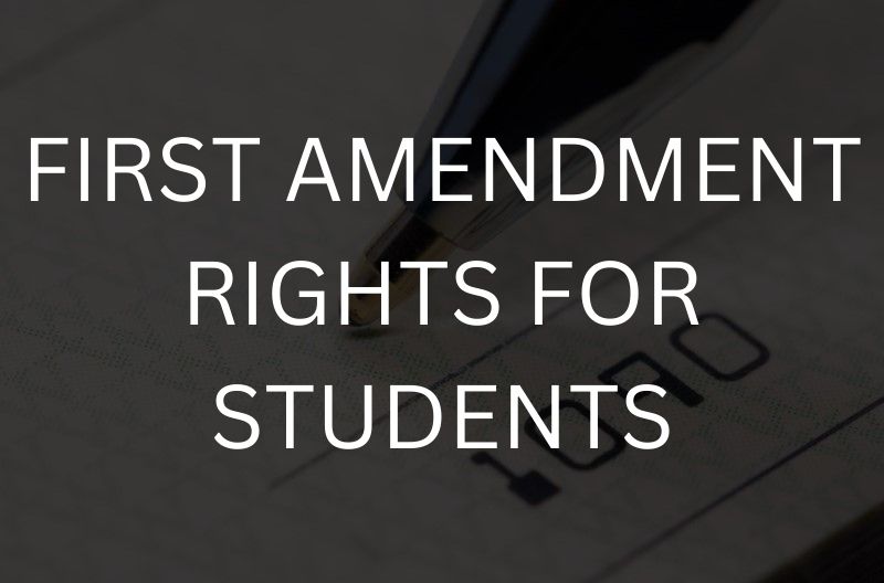First amendment rights for students