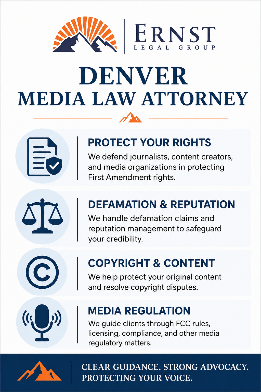 Media Law Attorney Infographic