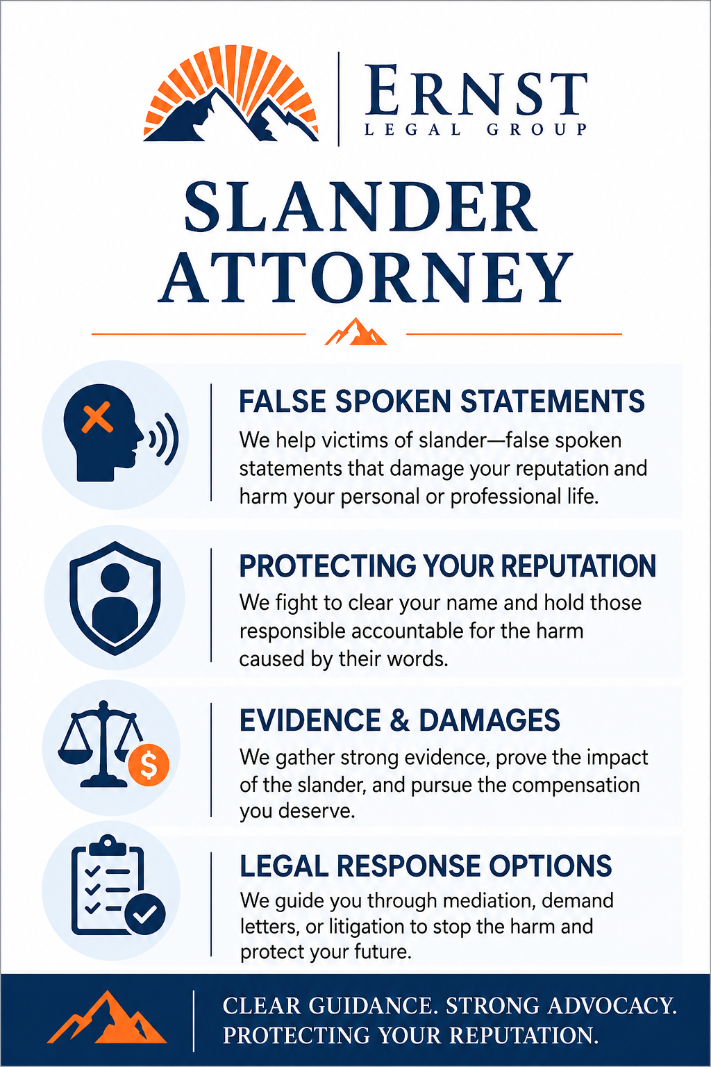 Slander Attorney Infographic